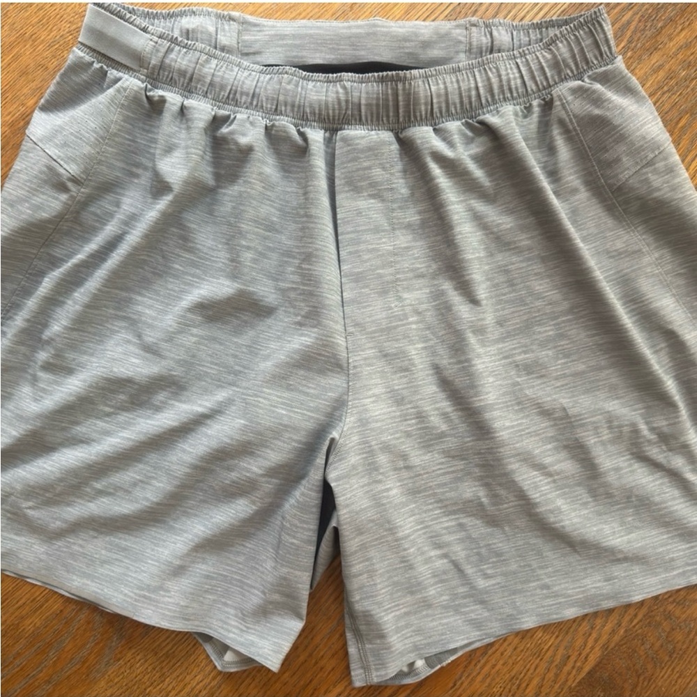 Lululemon Fast and Free 7” lined shorts.